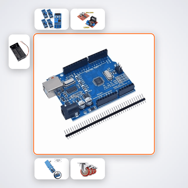 Touchless Smart Tap Pro Kit: Arduino Edge Detection Robot - Compoden