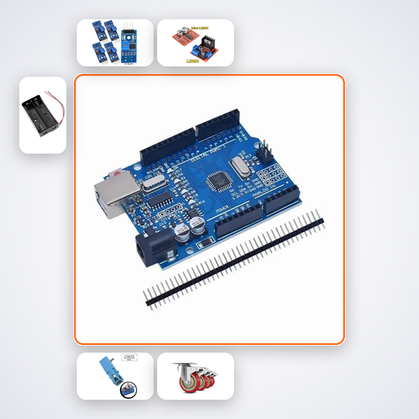 Touchless Smart Tap Pro Kit: Arduino Edge Detection Robot