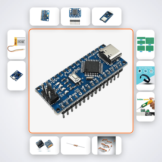 Track Tremor Progression with Arduino Nano + MPU6050 Kit - Compoden