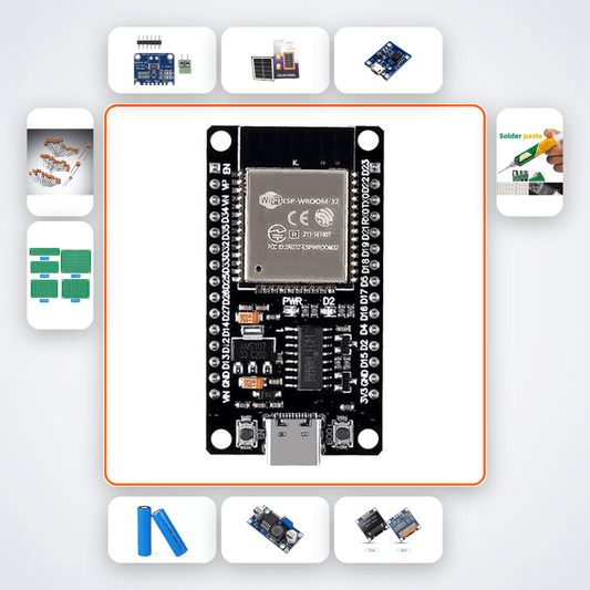 Transactive Energy Peer Node Kit with ESP32 + LED - Compoden