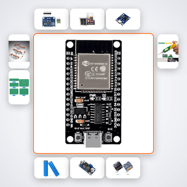 Transactive Energy Peer Node Kit with ESP32 + LED - Compoden