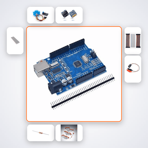 Turbidity Water Clarity Sensor Starter Kit with Arduino Uno + Sensor - Compoden