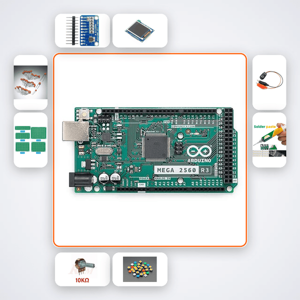 Two Channel Oscilloscope Kit with Arduino Mega - Compoden