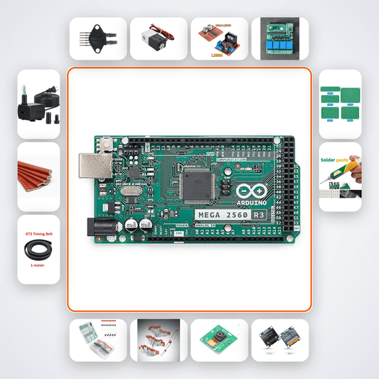 Tyre Pressure Monitor Kit - Arduino Mega Soft Robotic Gripper with Pneumatic Grip Control - Compoden