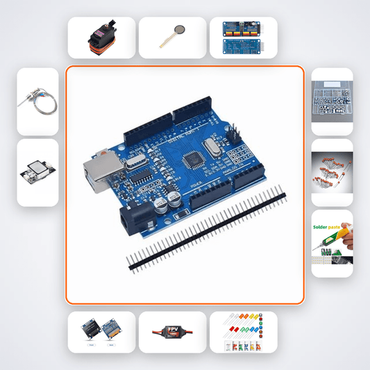 Underactuated Gripper Design Kit with Arduino Uno + Servo - Compoden