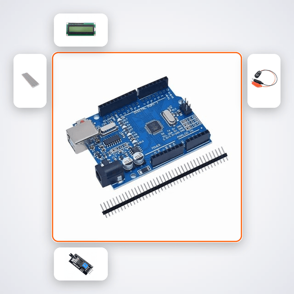 USB Phone Charger Monitor Kit with Arduino Uno - Compoden