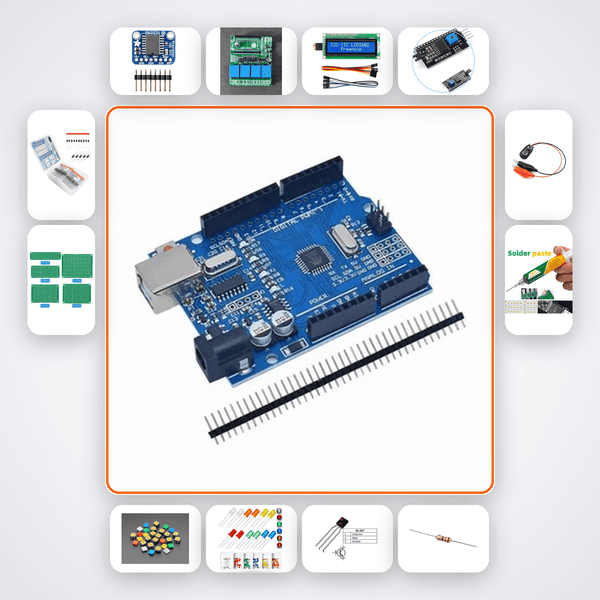 UV Exposure Unit Controller Kit with Arduino Uno + Relay - Compoden