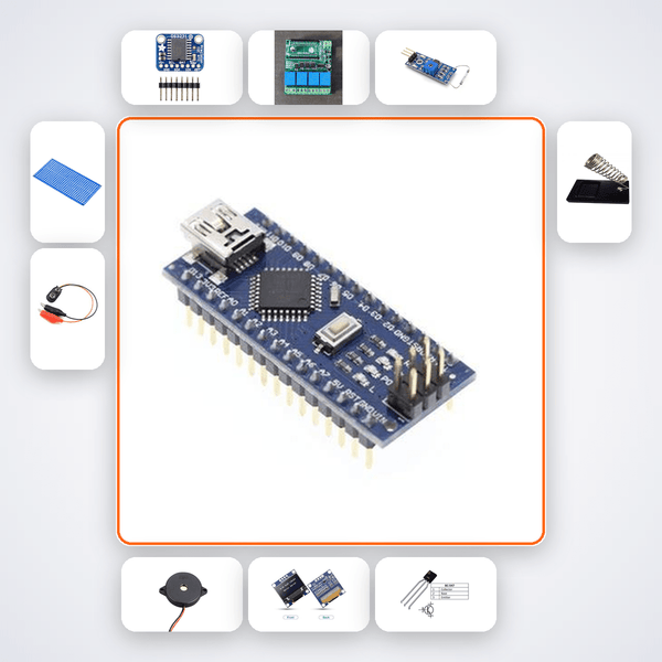 UV Sterilisation Timer Box Kit with Arduino Nano + Relay - Compoden