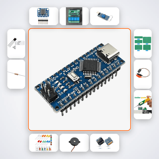 UV Sterilisation Timer Box Kit with Arduino Nano + Relay Maker 2 - Compoden