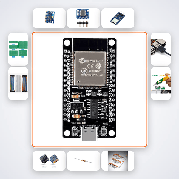 Vehicle Crash Detector Plus Kit with ESP32 + MPU6050 - Compoden