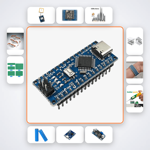 Vehicle GPS Tracker Kit with Arduino Nano + LoRa - Compoden