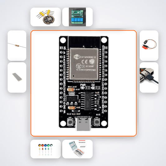 Voice-Activated Lamp Switch Kit with ESP32 + Relay - Compoden