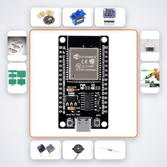Voice Command Recorder Kit with ESP32 + Servo - Compoden