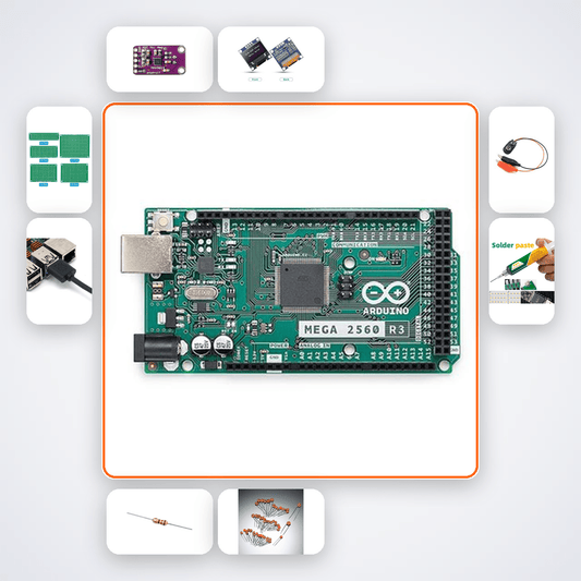 Voice to MIDI Pitch Converter Kit with Arduino Mega + LED - Compoden