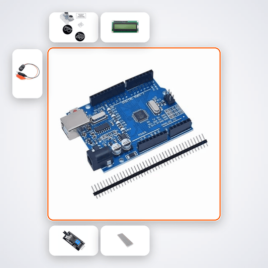 Water Tank Level Monitor Pro Kit with Arduino Uno - Compoden