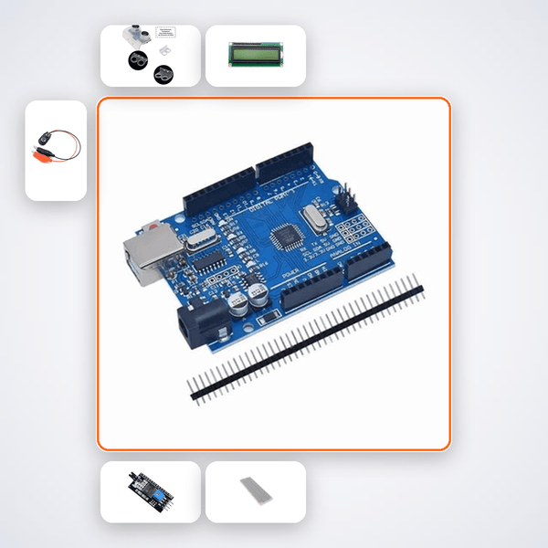 Water Tank Level Monitor Pro Kit with Arduino Uno - Compoden