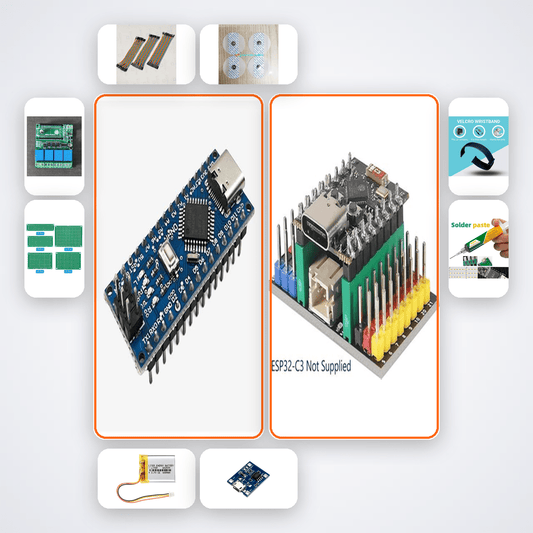 Wearable EMG Gesture Controller Kit with Arduino Nano + Relay - Compoden