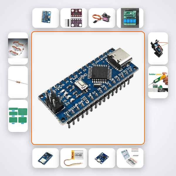 Weather Forecast Pressure Pro Kit with Arduino Nano + MPU6050 - Compoden