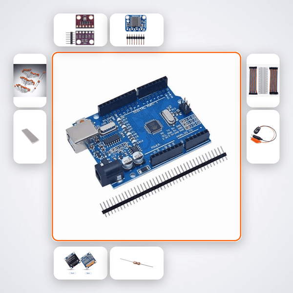 Weather Trend Kit with Arduino Uno & BMP280 - Predict Rain or Fair - Compoden