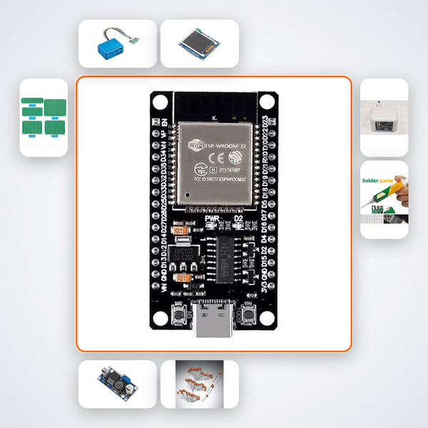 Whole Home Air Quality Network Kit with ESP32 + Sensor - Compoden