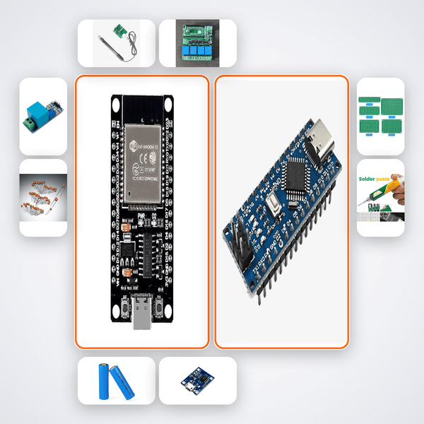 Whole Home Leak Detection Network Kit with ESP32 + Sensor - Compoden