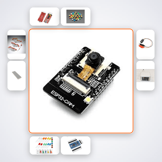 WiFi Doorbell Camera Kit with ESP32 + LED - Compoden