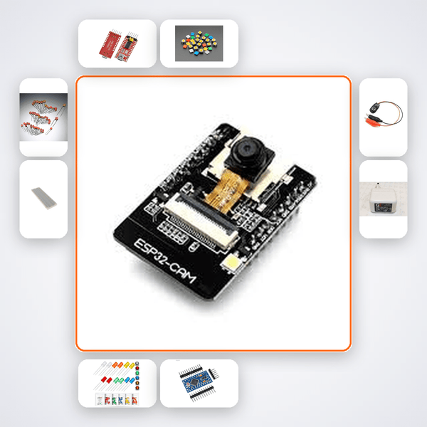 WiFi Doorbell Camera Kit with ESP32 + LED - Compoden