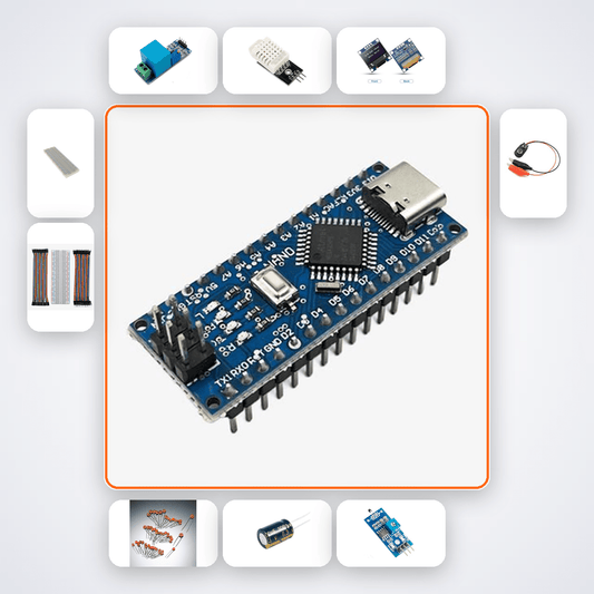 Wine Cellar Climate Monitor Kit with Arduino Nano + NRF24 - Compoden