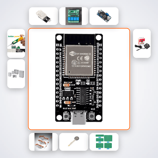 Wine Cellar Climate Monitor Kit with ESP32 + DHT22 - Compoden