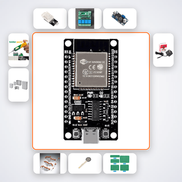 Wine Cellar Climate Monitor Kit with ESP32 + DHT22 - Compoden