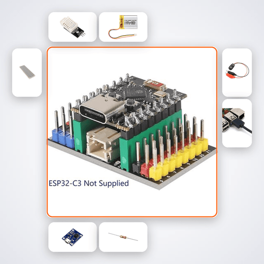 Wine Cellar Climate Monitor Kit with ESP32 + DHT22 v7 - Compoden