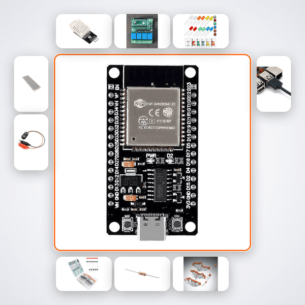 Wine Cellar Climate Monitor Pro Kit with ESP32 + DHT22 - Compoden