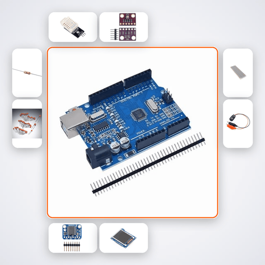 XY Scatter Plot Correlator Kit with Arduino Uno + DHT22 - Compoden