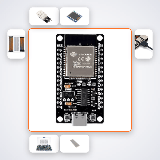 Zigbee Temperature Sensor Network Kit with ESP32 + DHT22 - Compoden